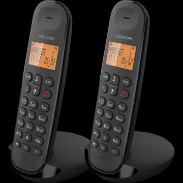 Logicom Téléphone Sans Fil DECT ILOA 250 Duo