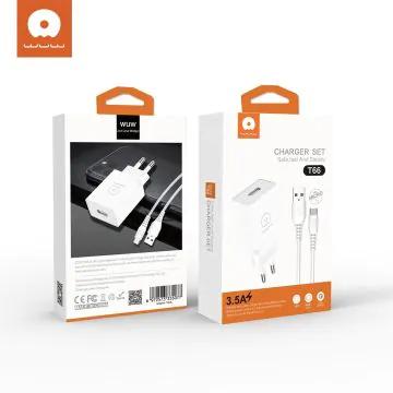 WUW Chargeur T66 3.5A Micro USB
