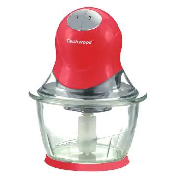 Techwood Mini Hachoir Bol En Verre THA-085 400W