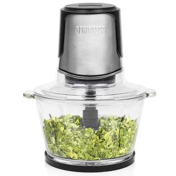 Hachoir Bol En Verre 221052 300W -Inox PRINCESS