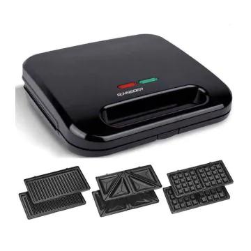 Gaufre Croque-monsieur SCHP750 750W SCHNEIDER