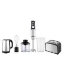 Mixeur Multifonctions 3en1 + Bouilloire 1,8L + Grill Pain Inox