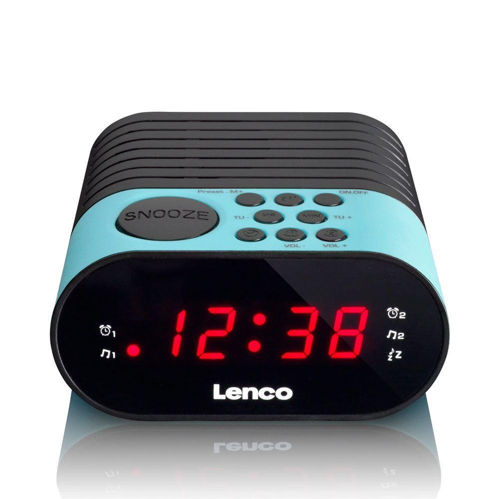 Radio-réveil avec FM PLL affichage LED LENCO CR-07