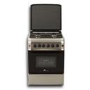 Mont Blanc Cuisinière à Gaz 4 Feux REX 6060 Inox