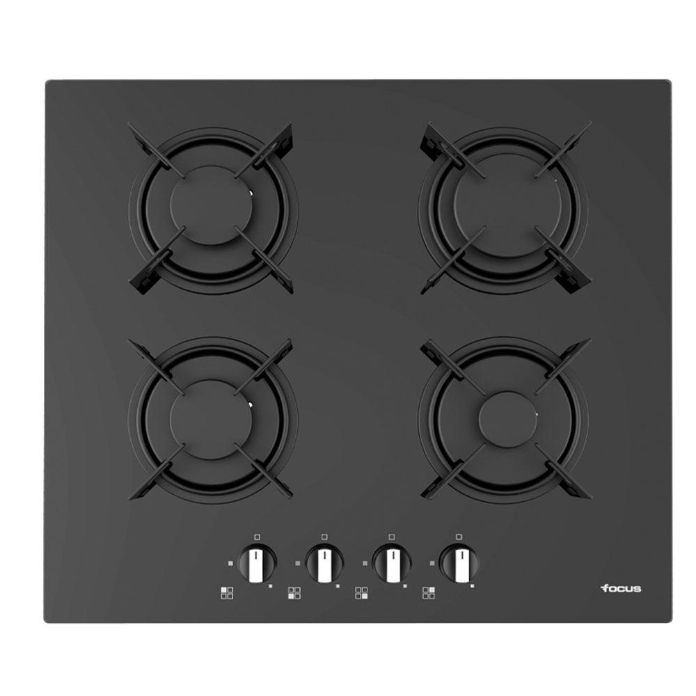 Focus Plaque de Cuisson 4 Feux Gaz 60 cm F409B Vitro