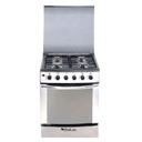 Biolux Cuisinière M-6060-XTBR 60cm 4 Feux 60cm Inox