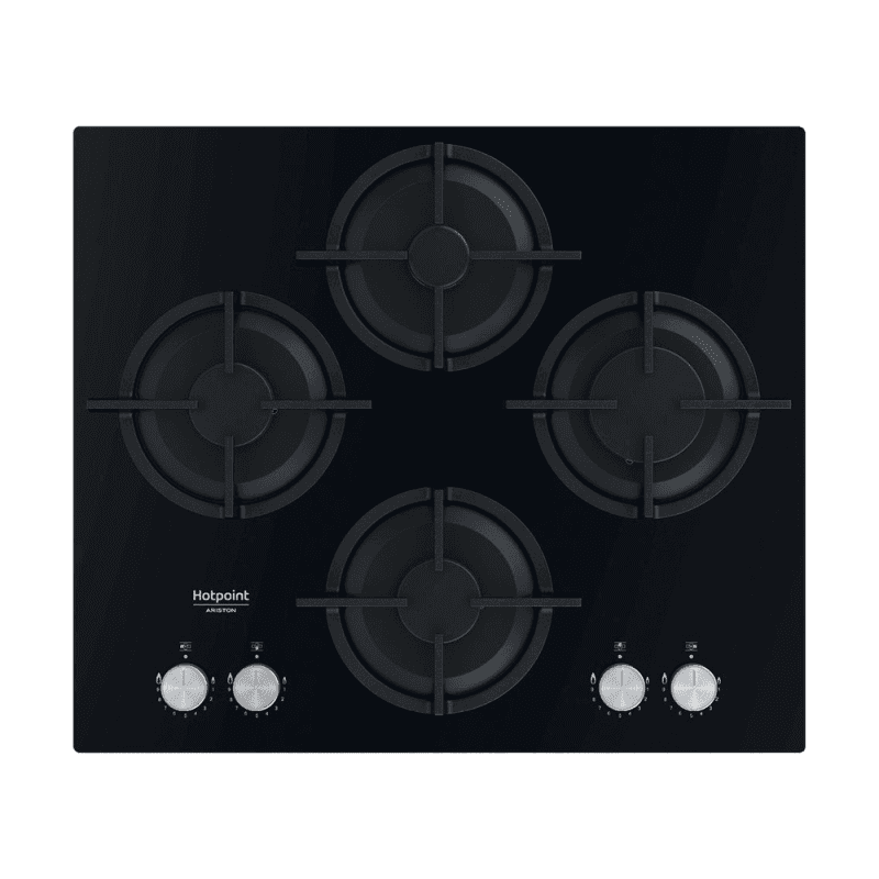 Ariston Plaque de Cuisson Encastrable AGS-61S-BK 4 Feux 60cm