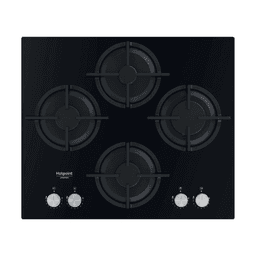 Ariston Plaque de Cuisson Encastrable AGS-61S-BK 4 Feux 60cm