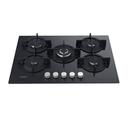 Ariston Plaque de Cuisson AGS 72S BK -75CM-5 Feux