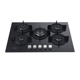 Ariston Plaque de Cuisson AGS 72S BK -75CM-5 Feux