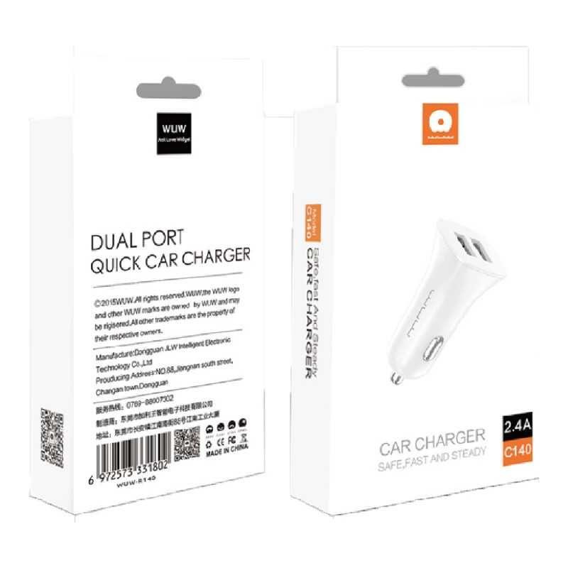 Allume-Cigare Chargeur WUW C140 2.4A