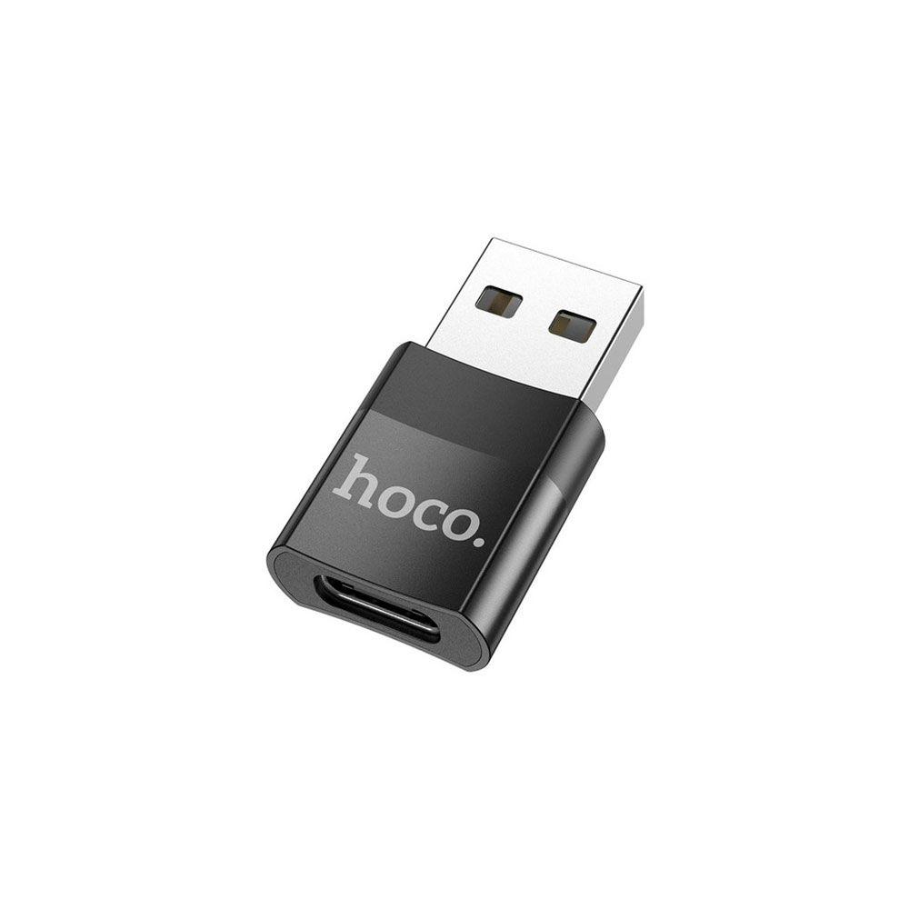 HOCO Adaptateur USB Male Vers Type-C Femelle UA17