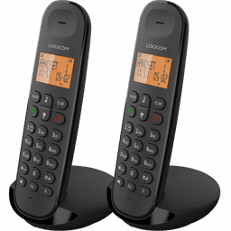 Logicom Téléphone Sans Fil DECT ILOA 250 Duo
