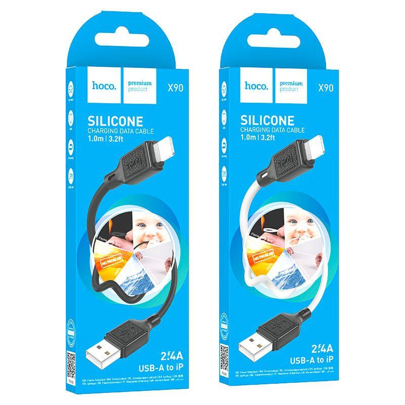 Apple Câble Chargeur HOCO X90 Cool Silicone Pour