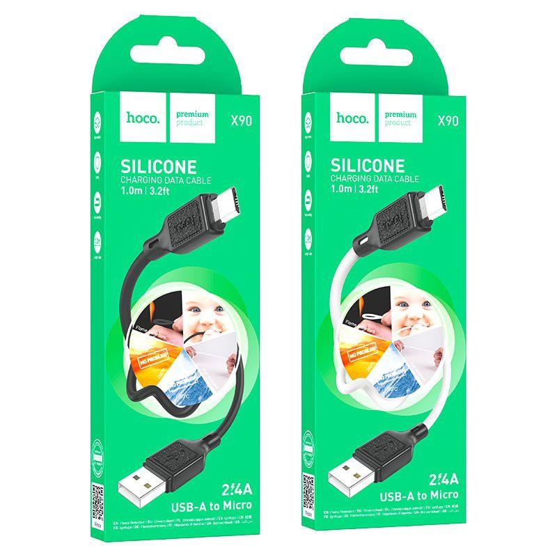 HOCO Chargeur X90 Cool Silicone Micro USB