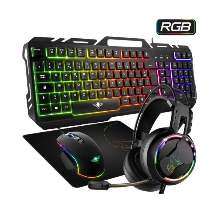 Gaming 4 en 1 SPIRIT OF GAMER PRO-MKH5 RGB