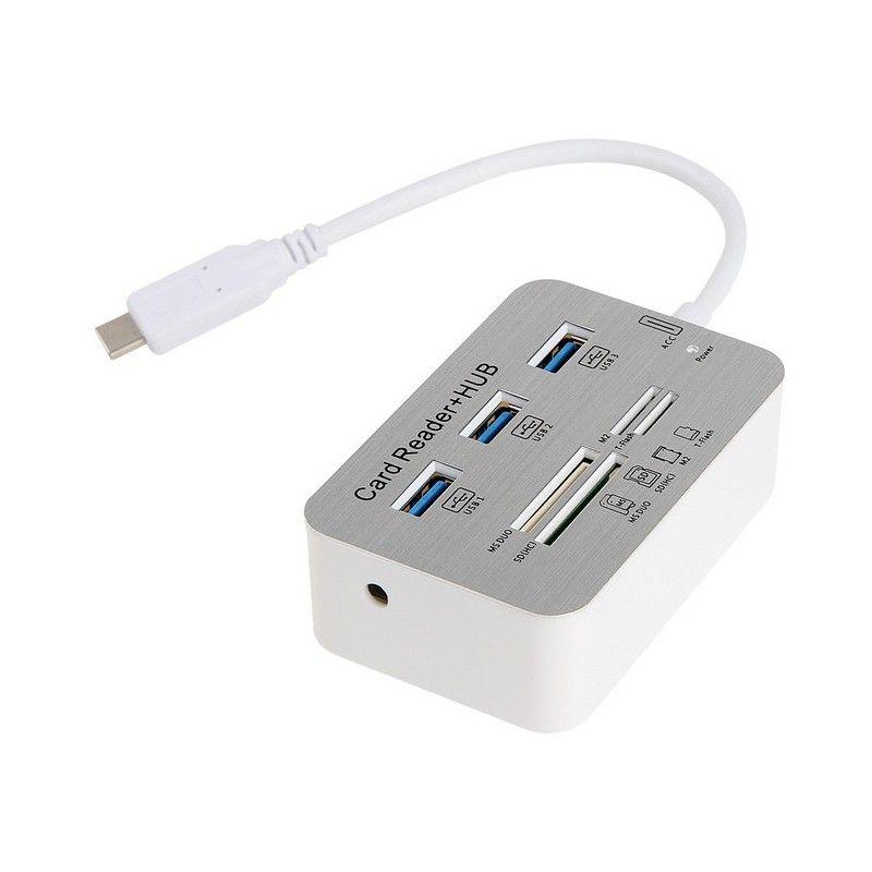 Hub Type C USB 3.1 3 ports USB 2.0