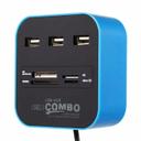 USB COMBO 3 Ports + Lecteur de cartes