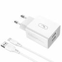 Chargeur DOLPHIN SC30V 2.1A Double Ports USB + Câble Type-C