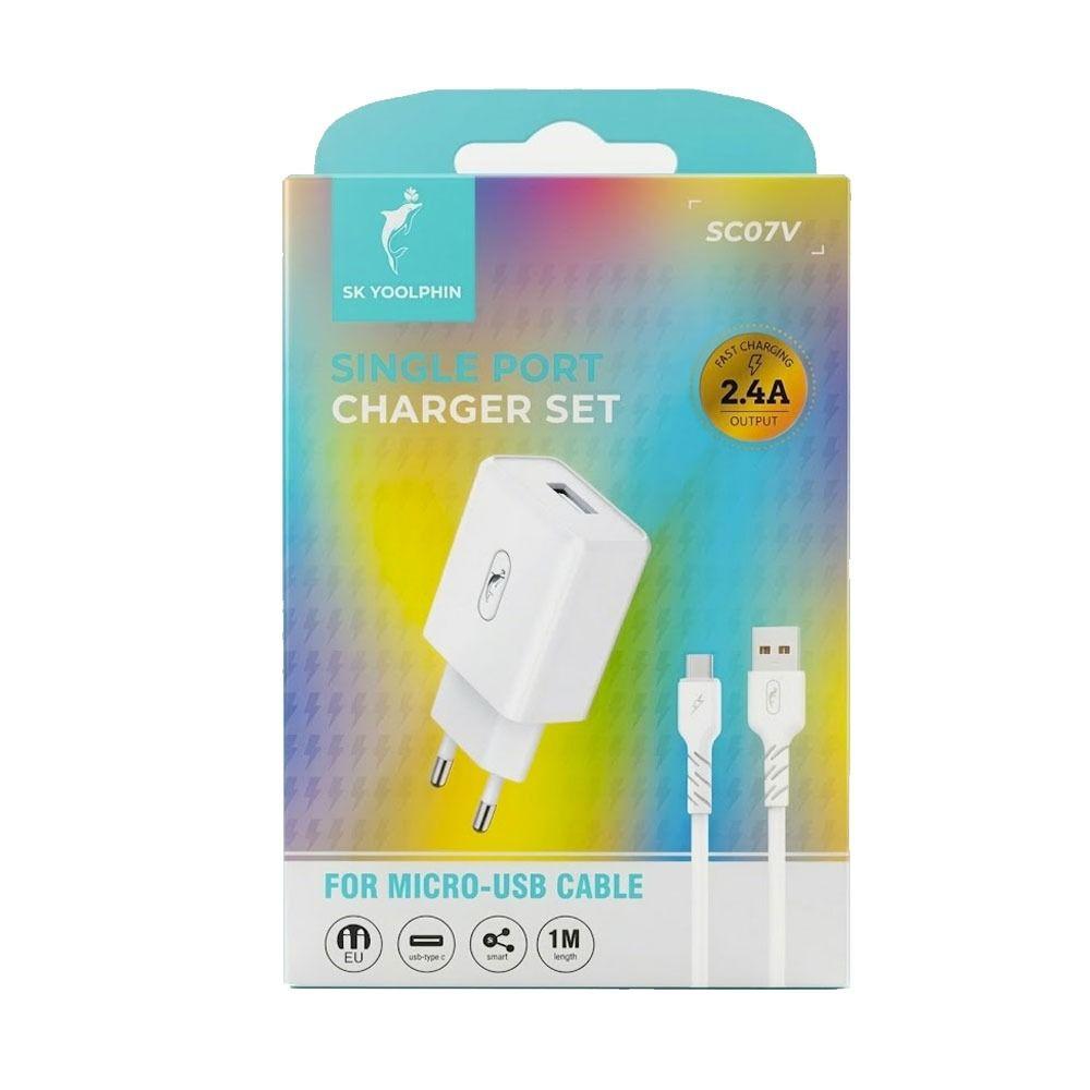 SKY Chargeur DOLPHIN Micro USB SC07V 2,4A 12W
