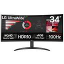 LG Ecran Gaming 34WR50QK 34'' UWQHD Incurvé 100Hz