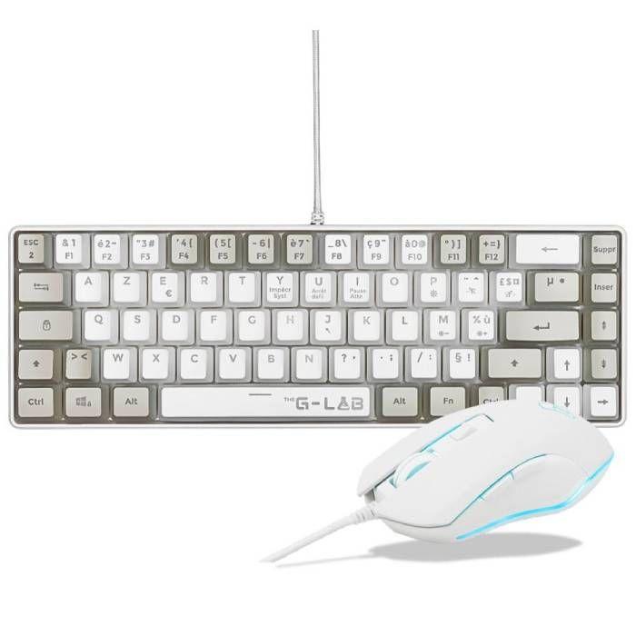 Combo Hydrogen Clavier AZERTY Souris Filaire
