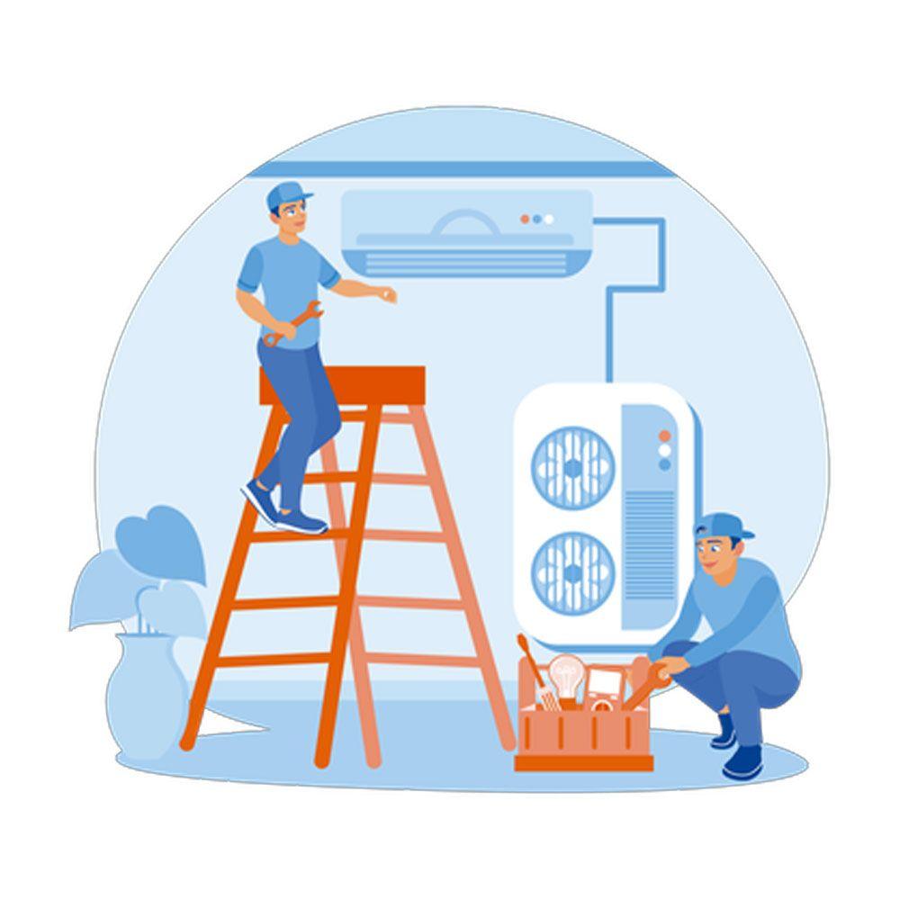 Forfait D'Installation Climatiseur Sans Support 9000 12000 BTU