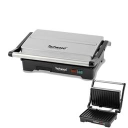 Techwood Appareil à Panini Grill TPG-1756 750W Inox