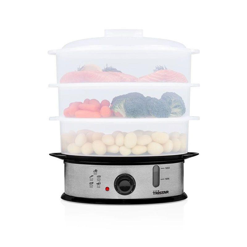 Tristar Cuiseur à Vapeur VS-3914 1200W Inox