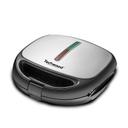 Techwood Appareil Panini 3en1 Gaufre Croque-monsieur TGCI-836 800W Inox