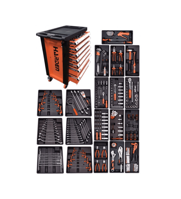 Tiroirs Remplie 202 Outils HARDEN