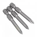 Bosch Jeu de 3 embouts PH2 49mm