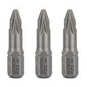 Bosch Jeu de 3 embouts PZ2 25mm