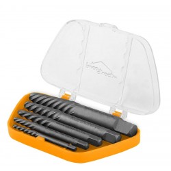 Coffret 5 extracteurs de vis hélicoïdaux