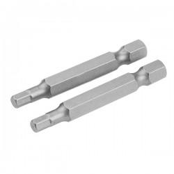 embouts Jeu Mâles Hex3x50mm TOLSEN