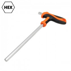 Tournevis HEX mâles en T 10x200 HARDEN