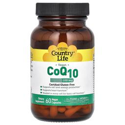 Country Life Life Vegan CoQ10 60 gélules véganes