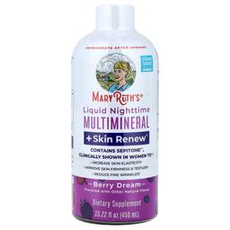 MaryRuth's Liquid Nighttime Multimineral + Skin Renew Berry Dream