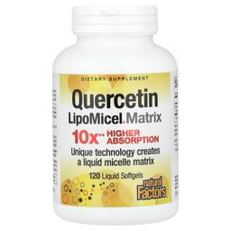 Natural Factors Quercetin LipoMicel Matrix 250 mg