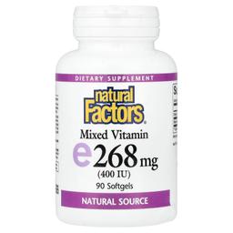 Natural Factors Mixed Vitamin E 90 capsules molles