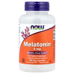 NOW Foods Foods Melatonin 180 gélules végétales