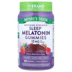 Nature's Truth Truth Sleep Melatonin Gummies Delicious Mixed Berry 60 gommes