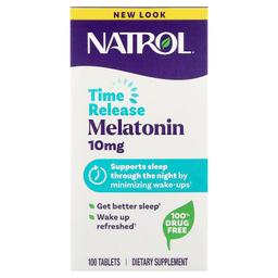 Natrol Melatonin, Time Release 100 comprimés