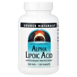Source Naturals Naturals Alpha Lipoic Acid 120 comprimés