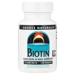 Source Naturals Naturals Biotin 120 comprimés