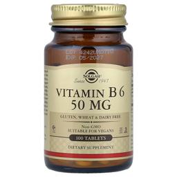 Solgar Vitamin B6 100 comprimés