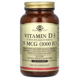 Solgar Vitamin D3 250 capsules molles