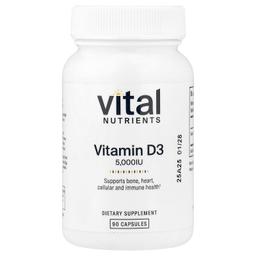 Vital Nutrients Nutrients Vitamin D3 90 gélules