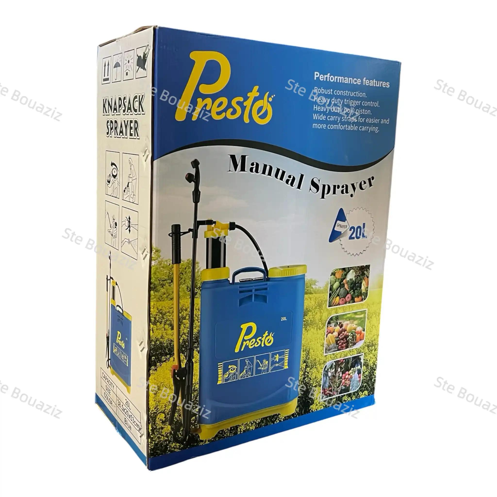 Pulvérisateur Pulvérisateur Manuel Presto 20 L