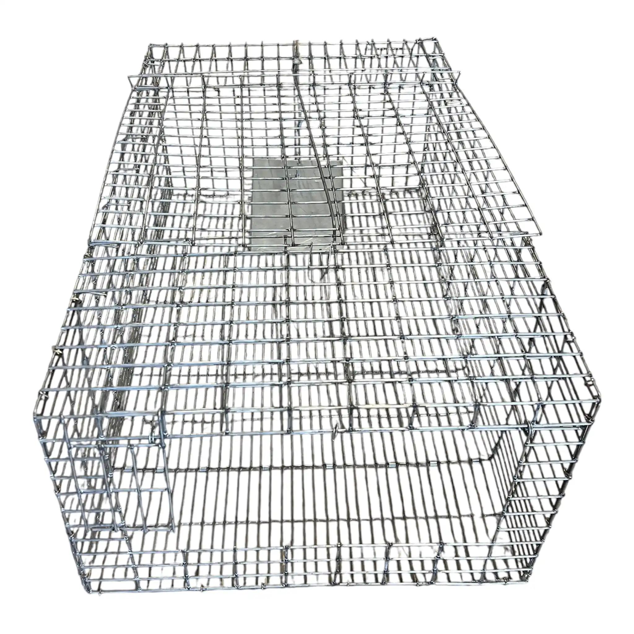 Cage Cage Trappe pour Chats et Animaux - Galvanisée (75x45 cm)
